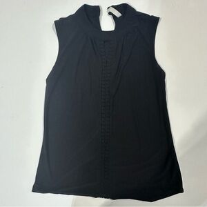 PerSeption Concept, keyhole, front and back black tank top size L